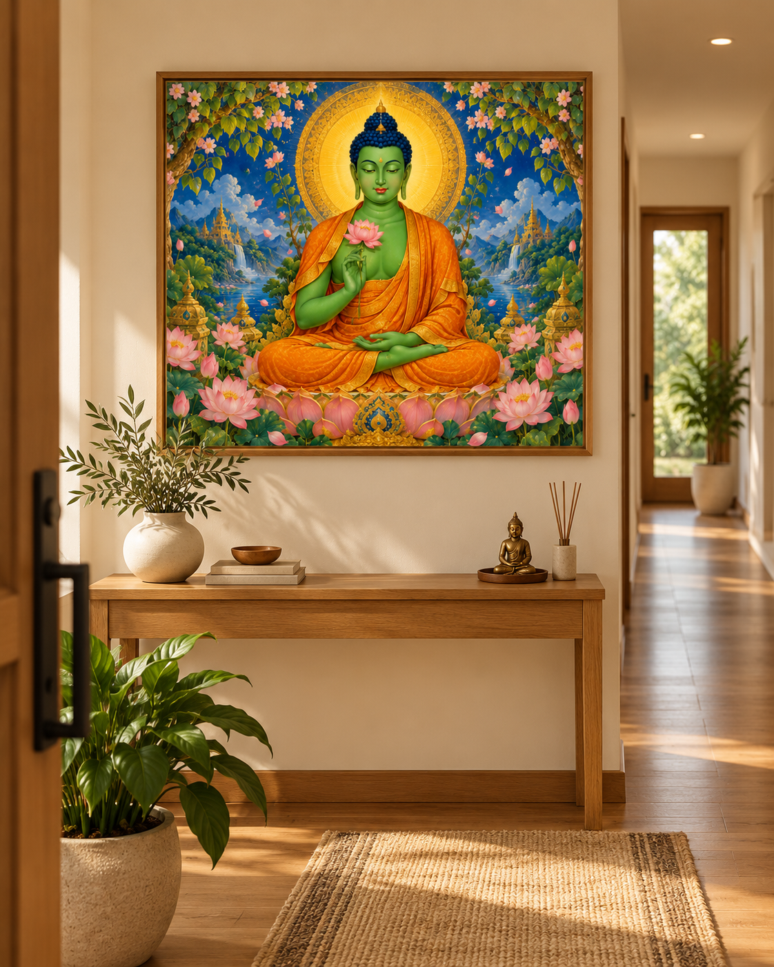 Emerald Buddha | Digital Artwork