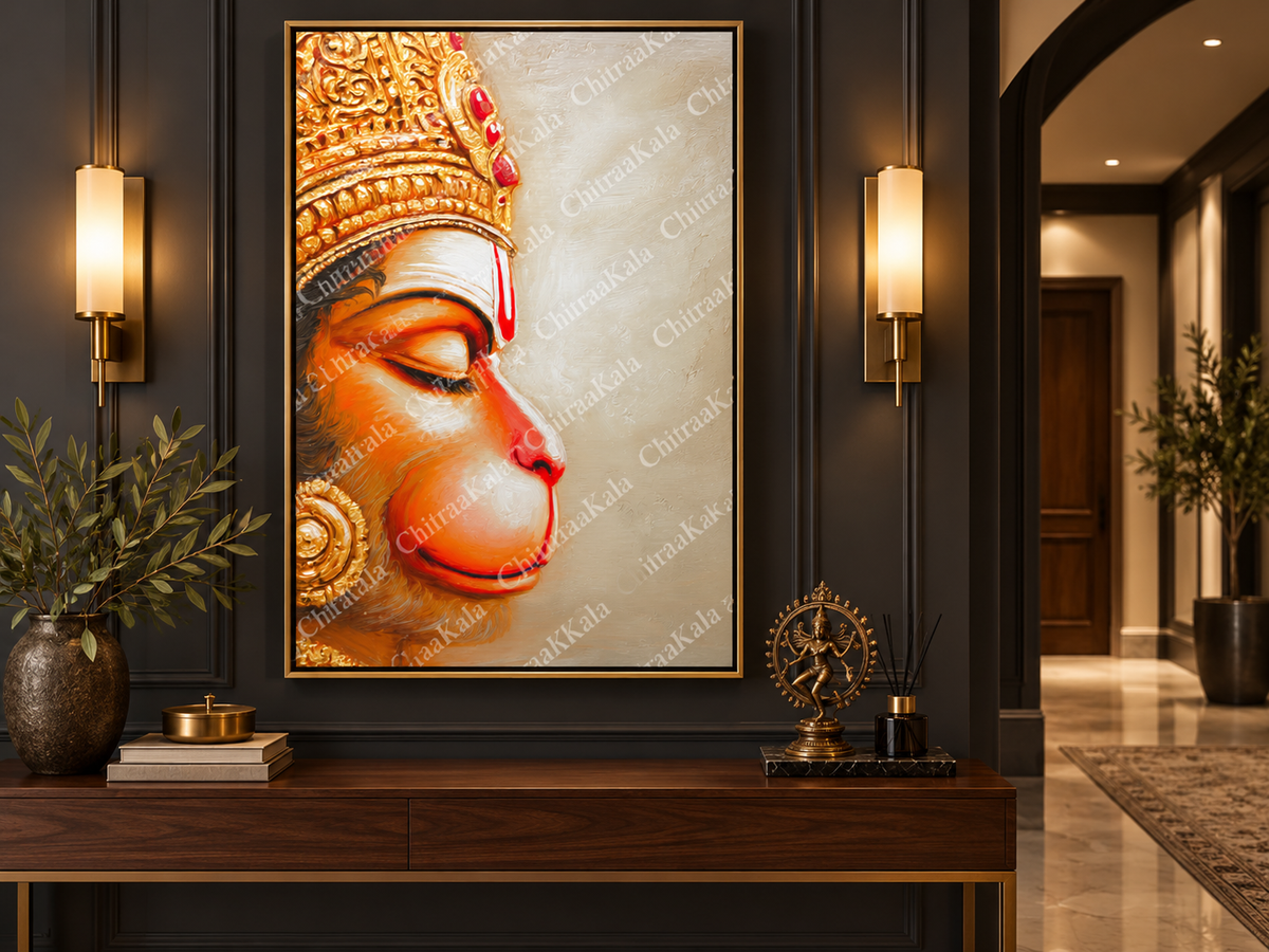 Lord Hanuman Devotion | Digital Artwork