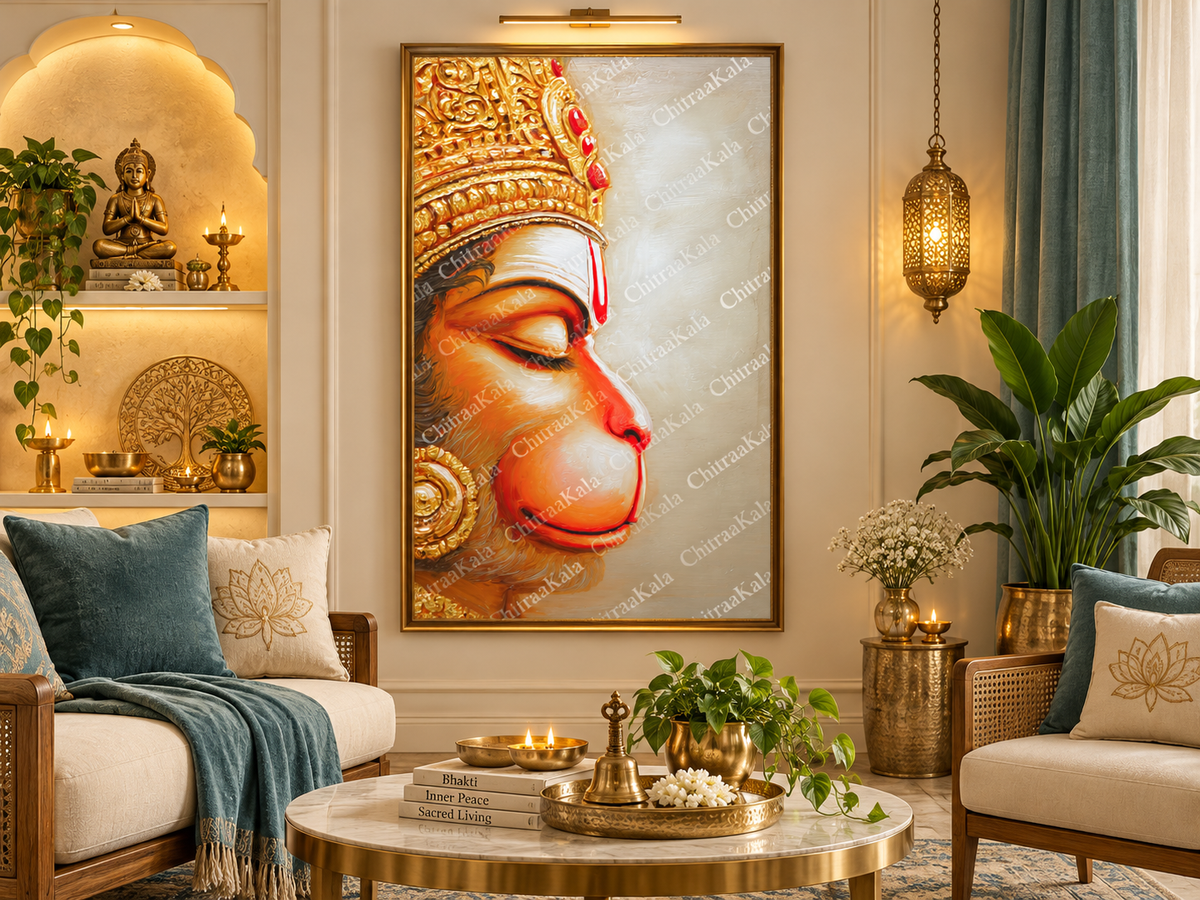 Lord Hanuman Devotion | Digital Artwork