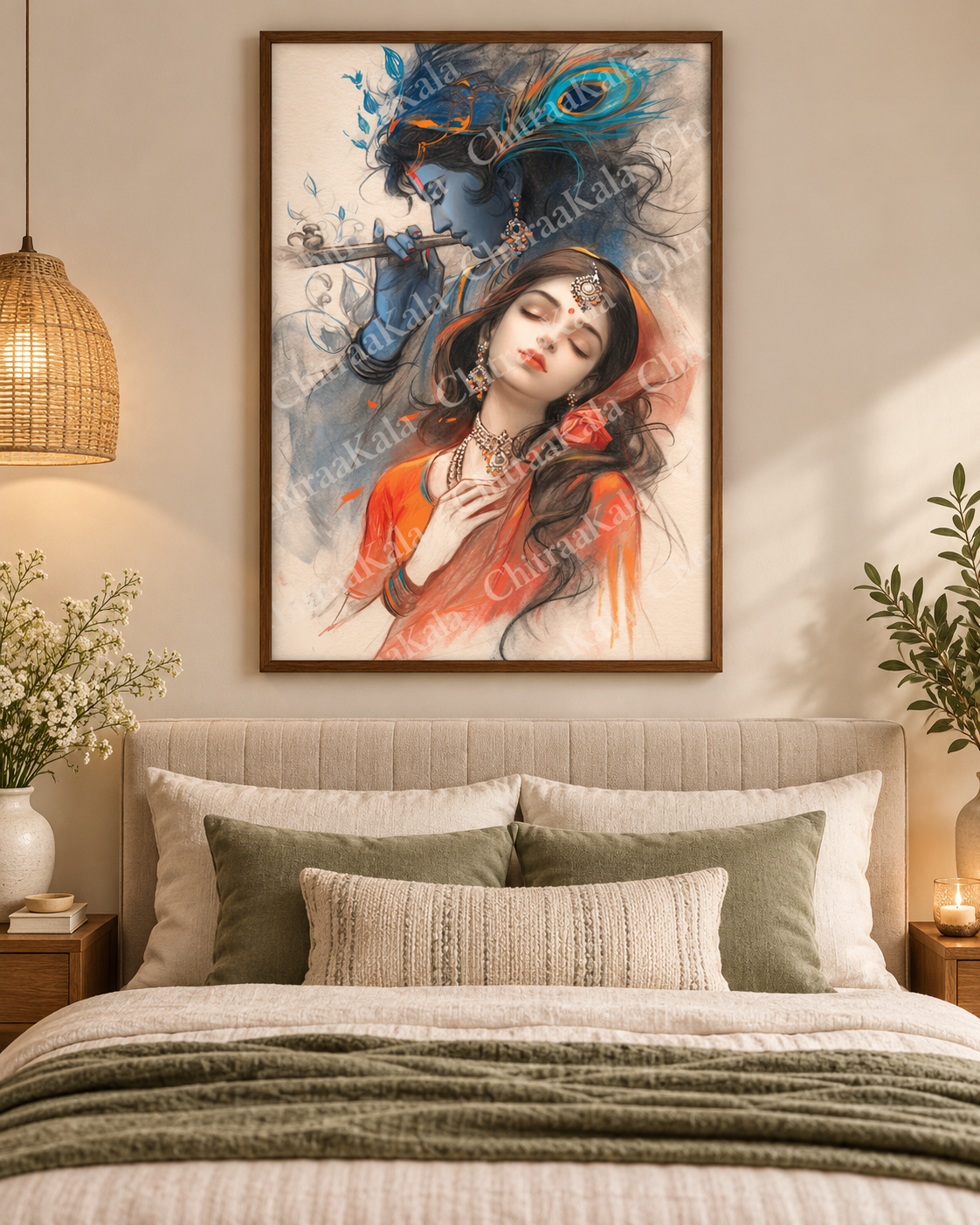 Radha Krishna – Eternal Love | Digital Artwork