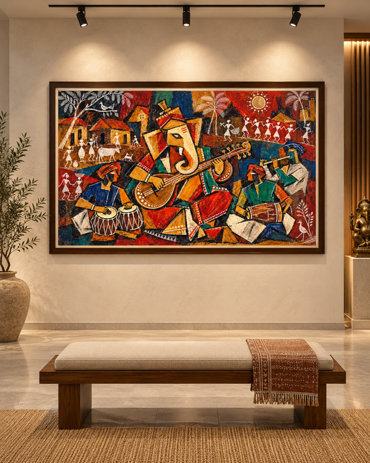 Rythms Of Devotion Lord ganesha | Digital Artwork