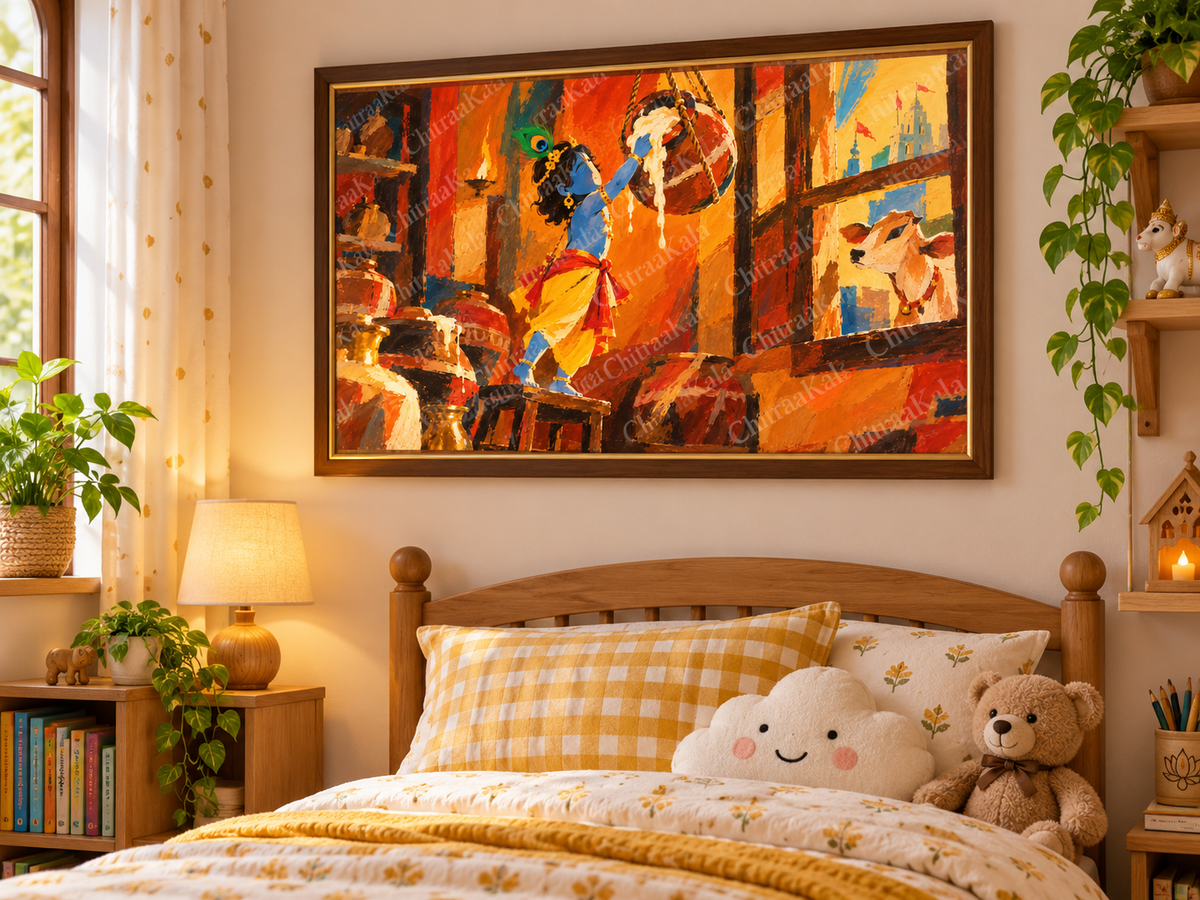 Young Lord Krishna | Digital Artwork