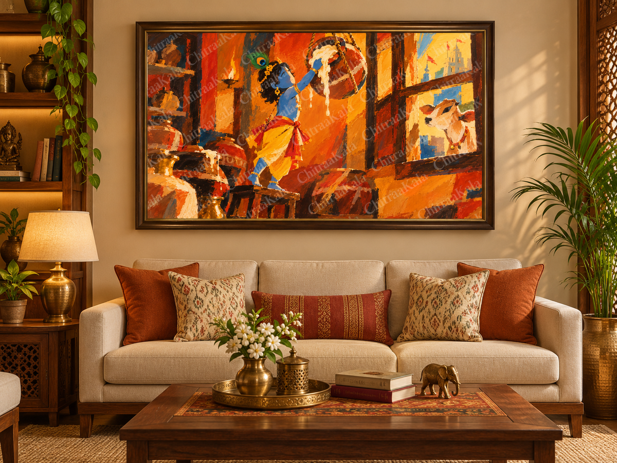 Young Lord Krishna | Digital Artwork