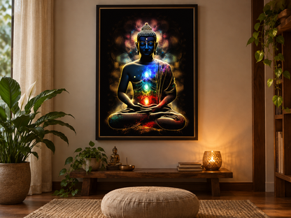 Buddha & Chakras | Digital Artwork