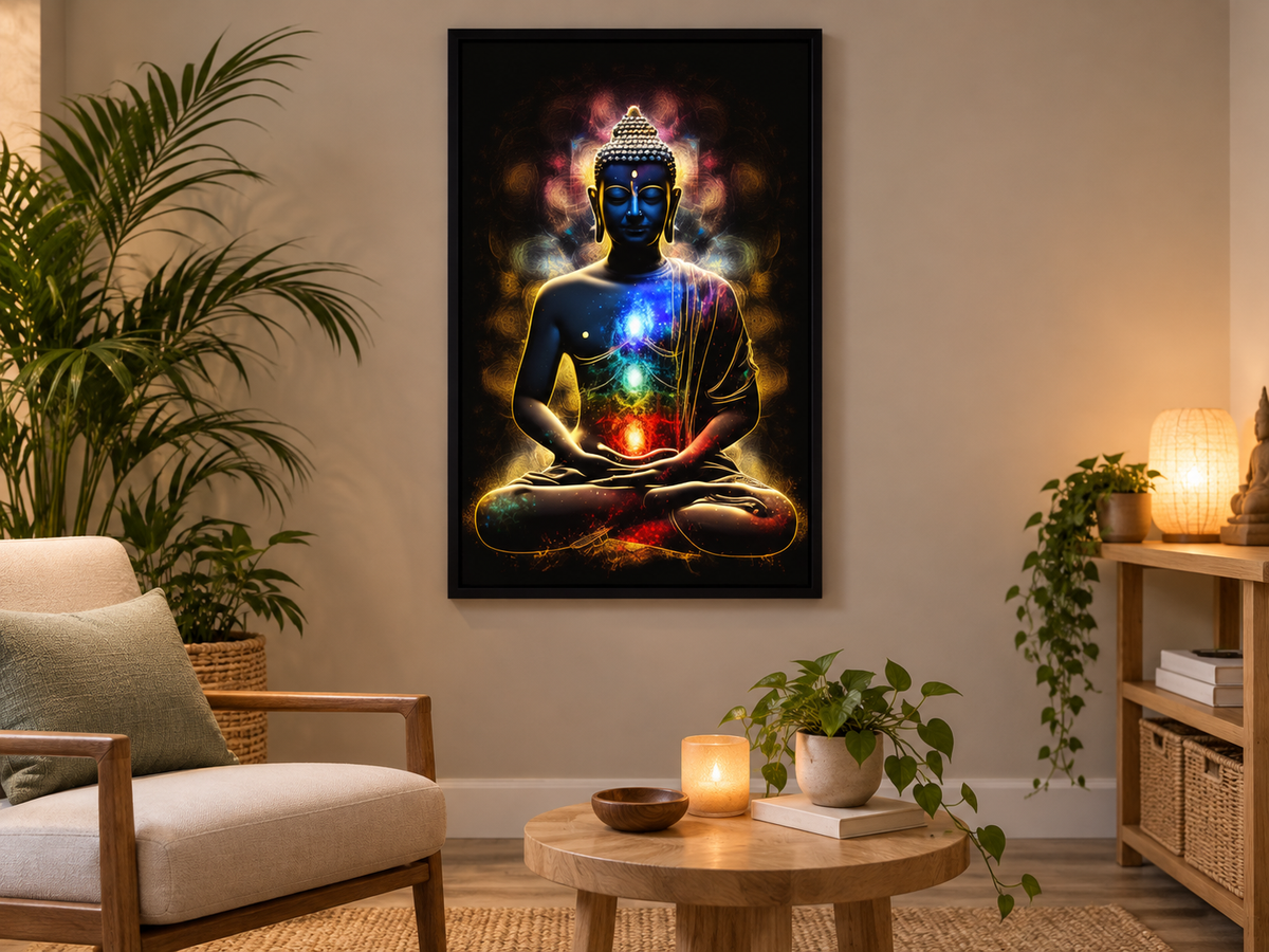 Buddha & Chakras | Digital Artwork