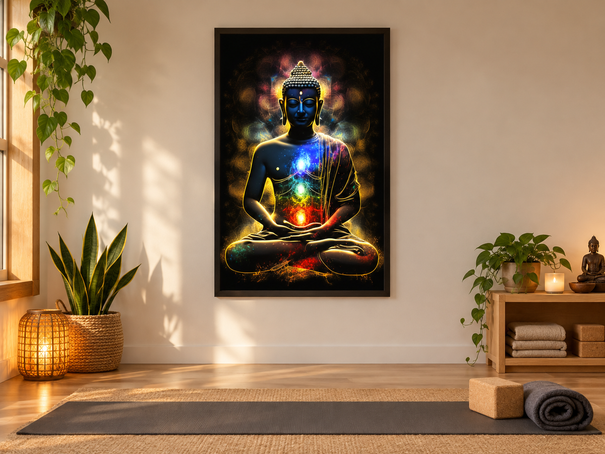 Buddha & Chakras | Digital Artwork