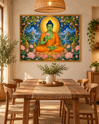 Emerald Buddha | Digital Artwork