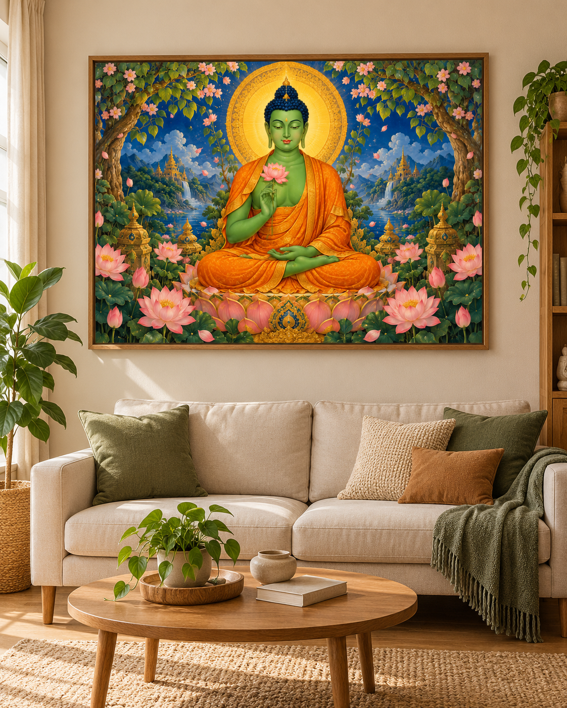 Emerald Buddha | Digital Artwork