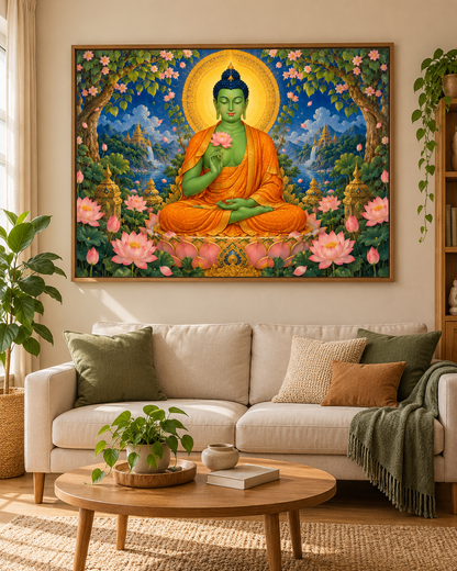 Emerald Buddha | Digital Artwork