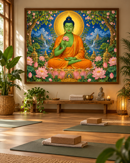 Emerald Buddha | Digital Artwork