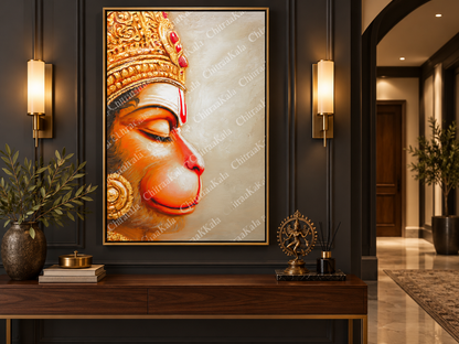 Lord Hanuman Devotion | Digital Artwork