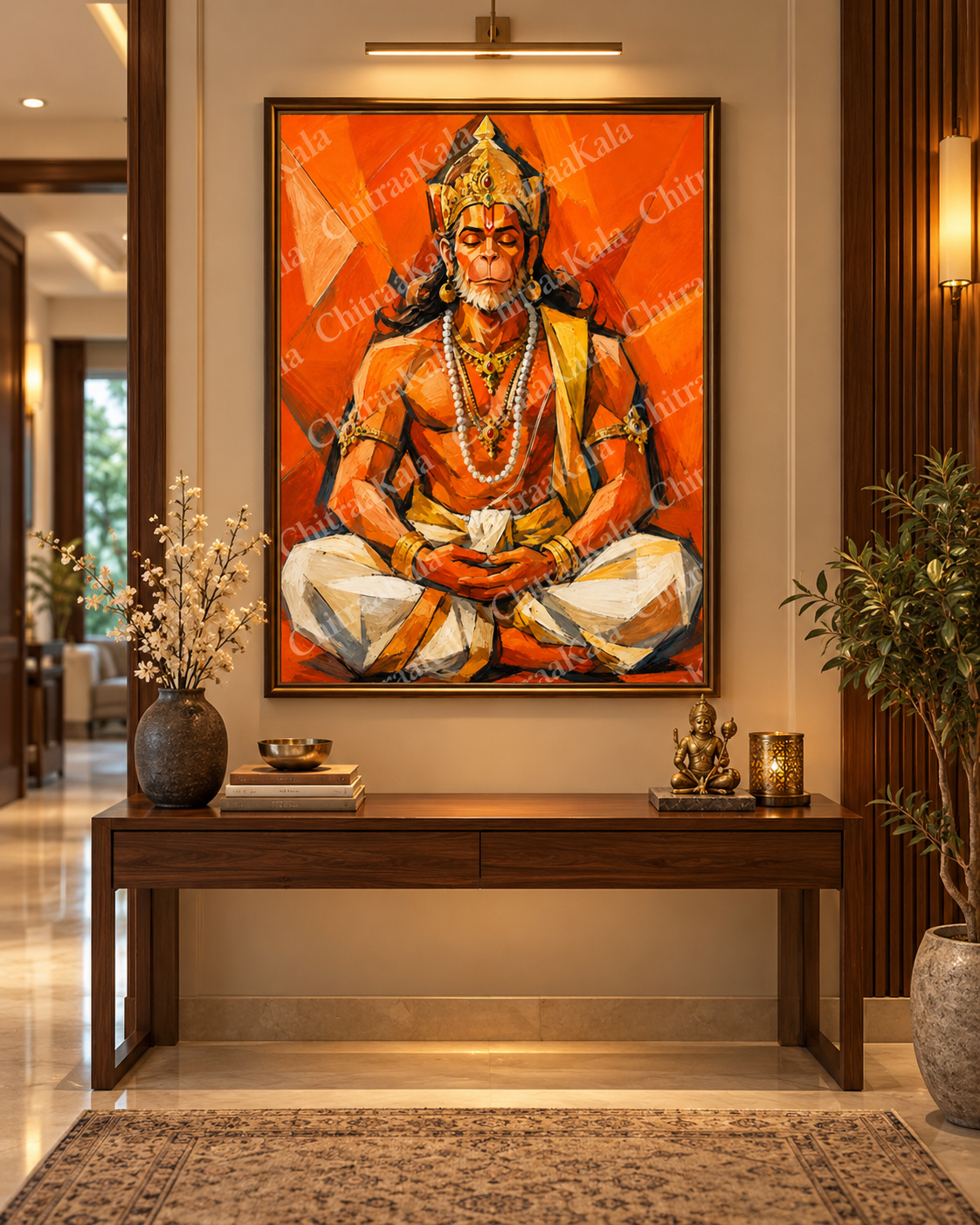 Lord Hanuman – Divine Strength & Inner Peace |Digital Artwork