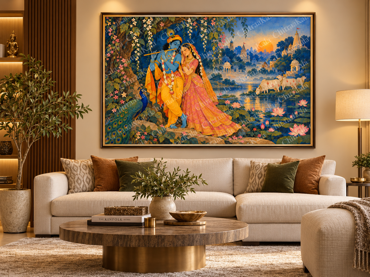 Radha Krishna in Divine Vrindavan