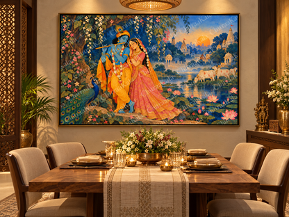 Radha Krishna in Divine Vrindavan