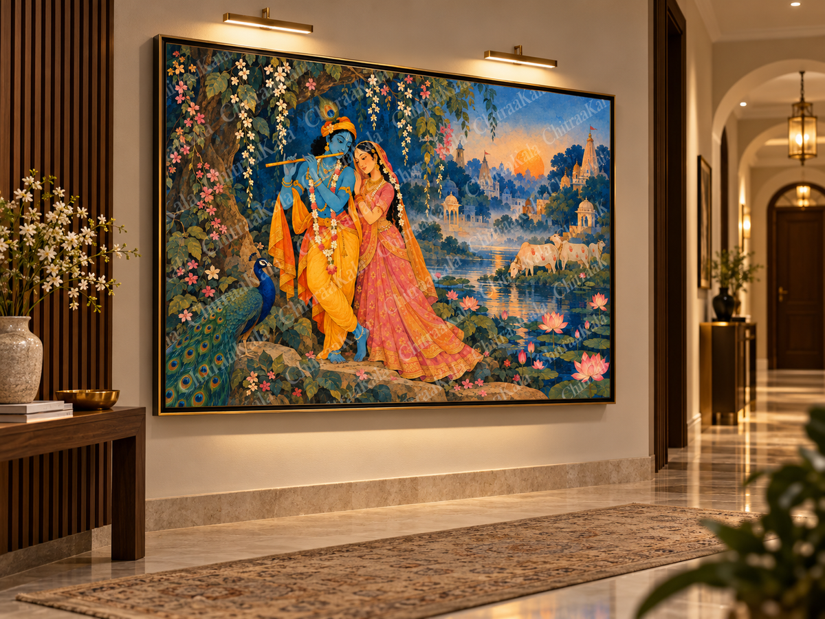 Radha Krishna in Divine Vrindavan