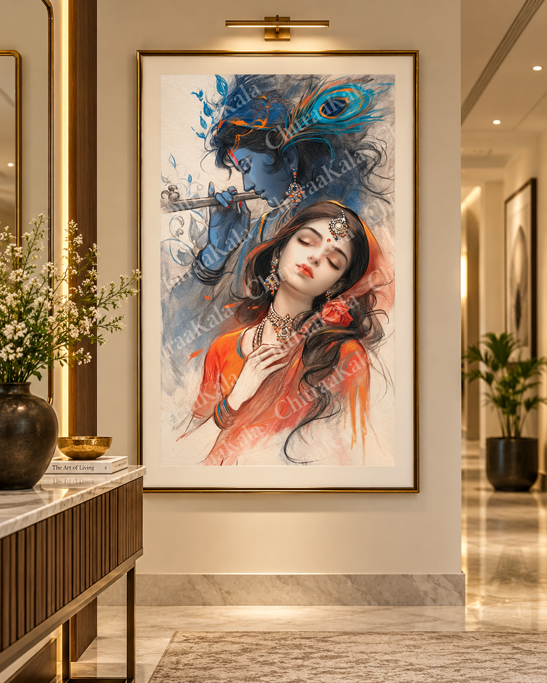 Radha Krishna – Eternal Love | Digital Artwork