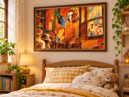 Young Lord Krishna | Digital Artwork