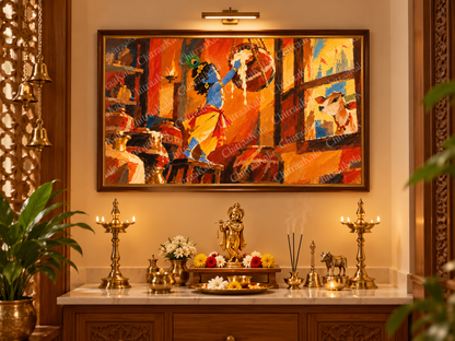 Young Lord Krishna | Digital Artwork