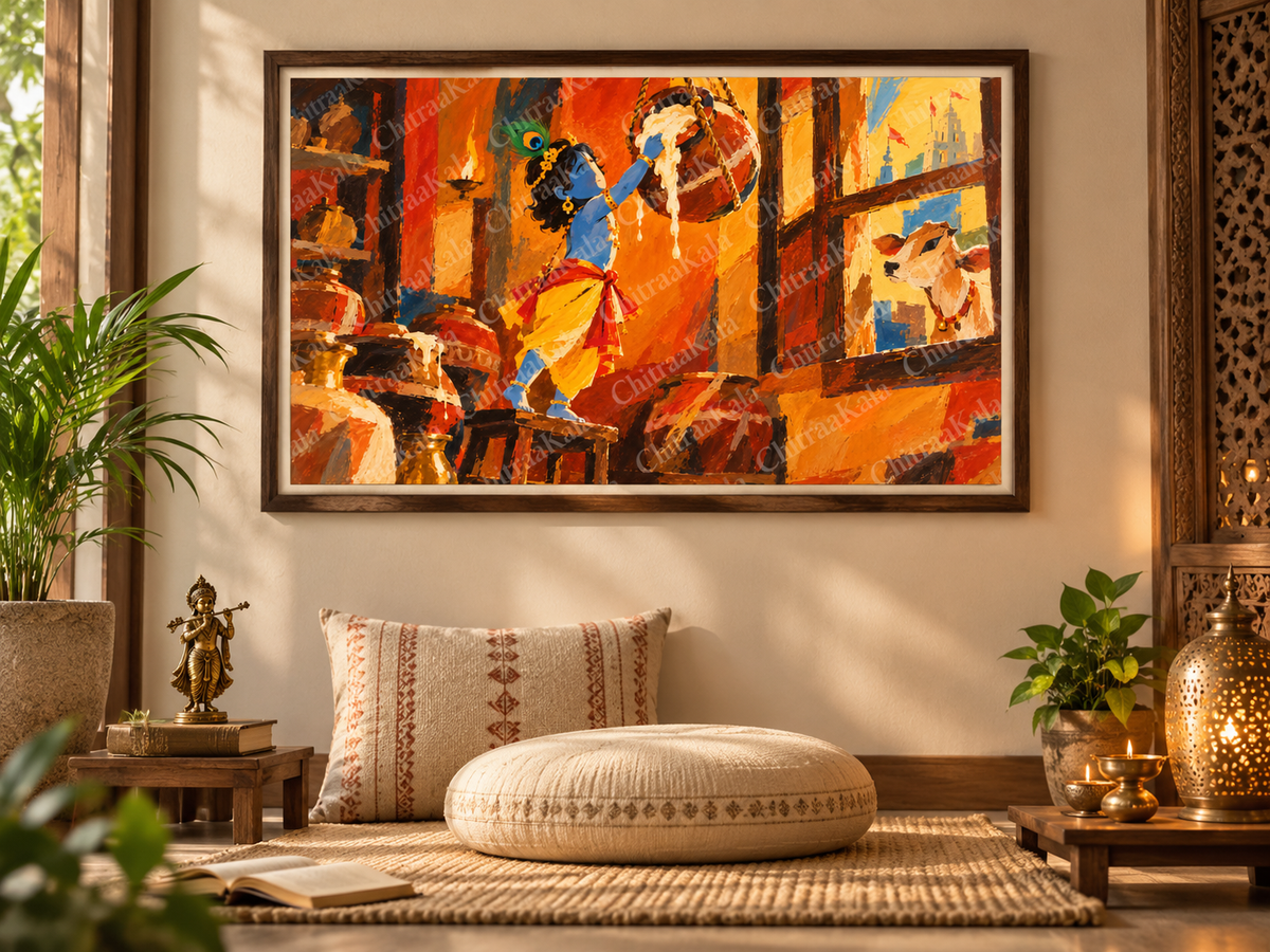 Young Lord Krishna | Digital Artwork